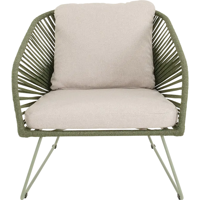 Loungestoel izumi groen, Lesli Living, tuincentrumoutlet.com