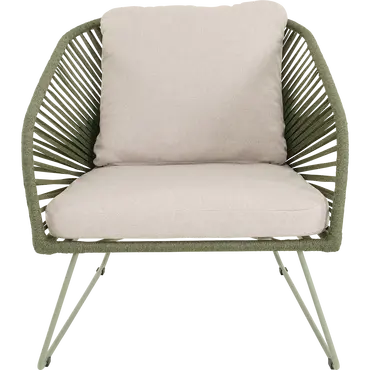 Loungestoel izumi groen, Lesli Living, tuincentrumoutlet.com