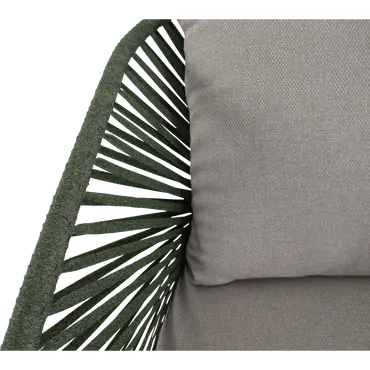 Loungestoel izumi groen detail, Lesli Living, tuincentrumoutlet.com