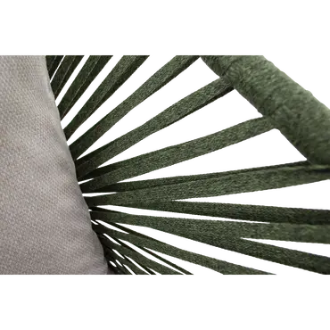 Loungestoel izumi groen details, Lesli Living, tuincentrumoutlet.com