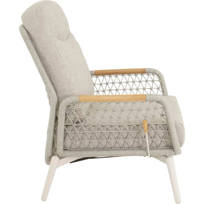 Loungestoel Marseille zijkant, Lesli Living, tuincentrumoutlet.com