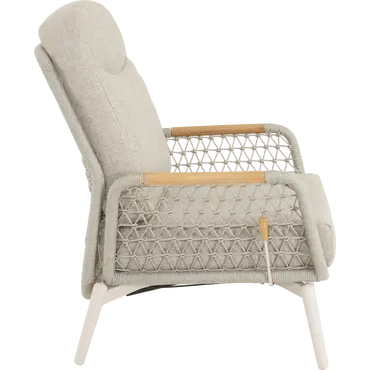 Loungestoel Marseille zijkant, Lesli Living, tuincentrumoutlet.com