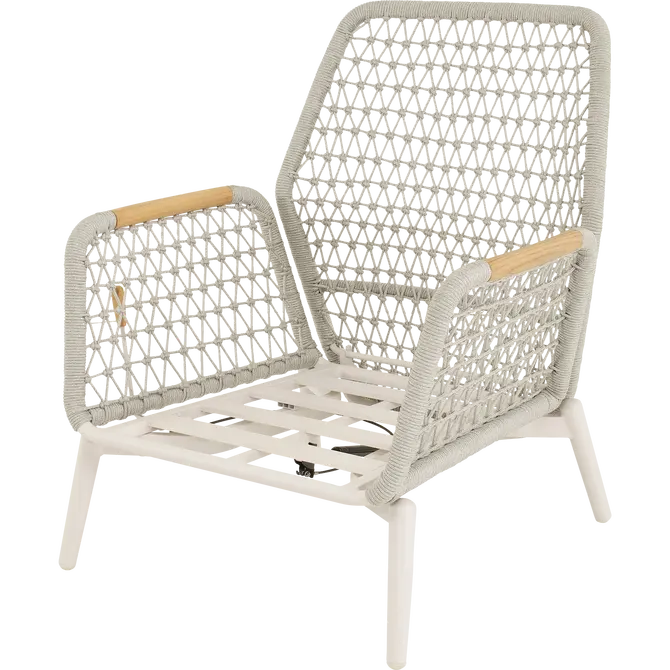 Loungestoel Marseille schuin zonder kussen, Lesli Living, tuincentrumoutlet.com