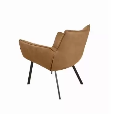 Loungestoel MRS vintage cognac www.tuincentrumoutlet.com