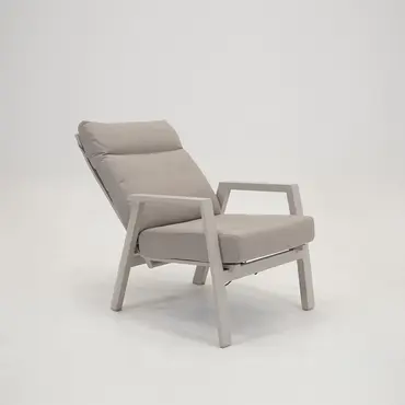 Loungestoel ohio crème voor, Lesli Living, tuincentrumoutletl.com