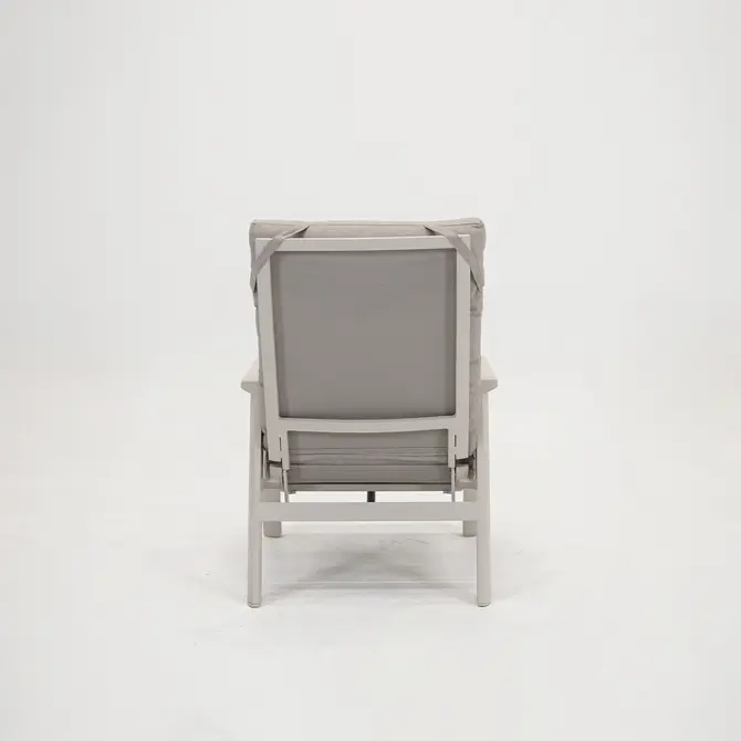 Loungestoel ohio crème achterkant, Lesli Living, tuincentrumoutletl.com