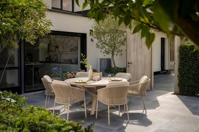 Loungetafel Prado 130 75 Sabbia Panna Latte 4SO Keramiek Tafel Buiten 4 Seasons Outdoor - afbeelding 3