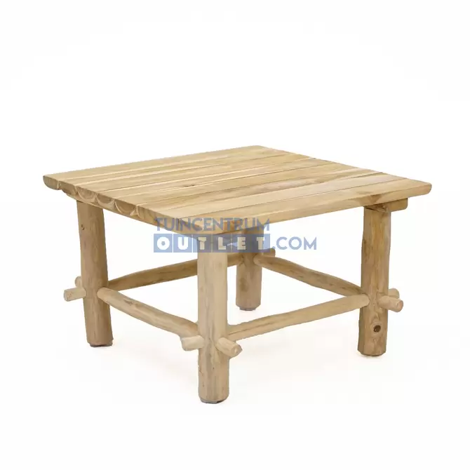 Loungetafel teak - 60x60 cm, tuincentrumoutlet.com, foto 1