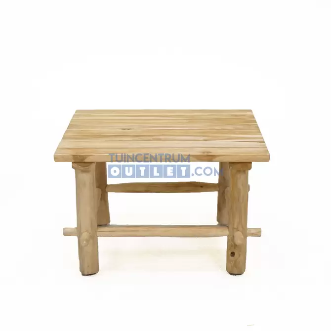 Loungetafel teak - 60x60 cm, tuincentrumoutlet.com, foto 2