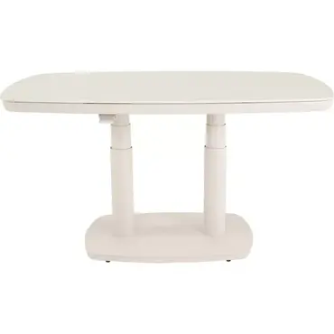 Loungetafel verstelbaar Geneva crema deens ovaal verstelbaar, Lesli Living, tuincentrumoutlet.com