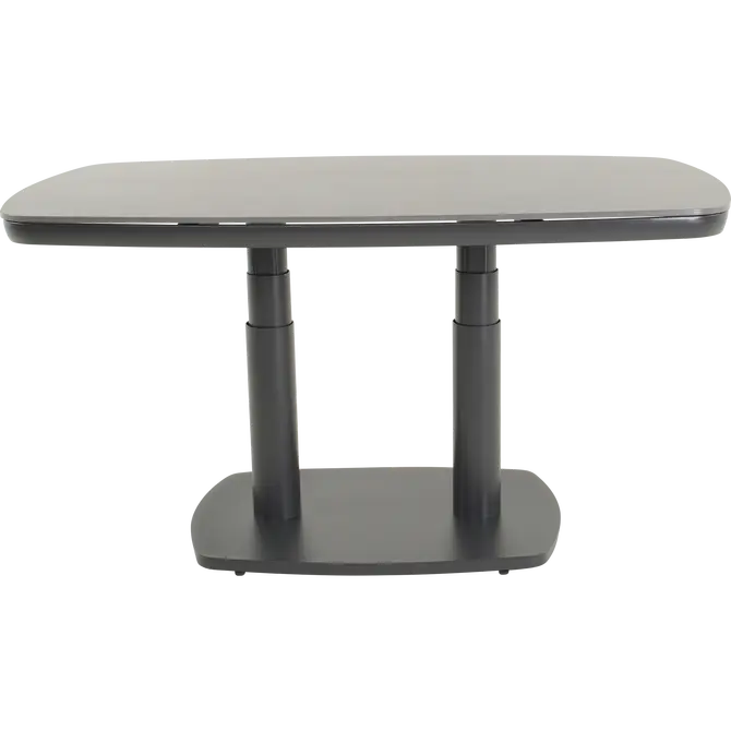 Loungetafel verstelbaar Geneva Deens ovaal 135x83cm in hoogte versteld, Lesli Living, tuincentrumoutlet.com