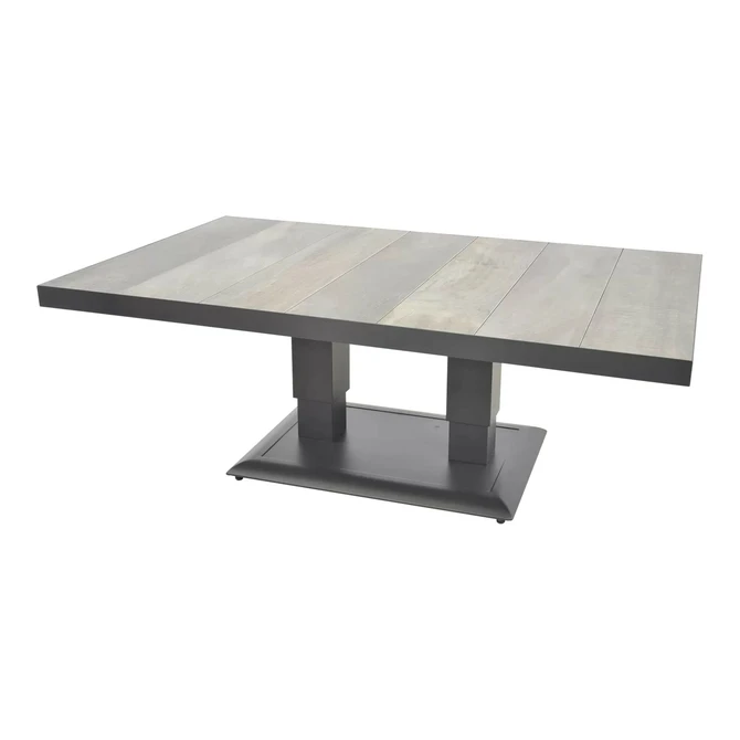 Loungetafel verstelbaar Prato Crema, 140x85cm, Lesli Living, tuincentrumoutlet.com
