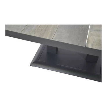 Loungetafel verstelbaar Prato Crema, 140x85cm details, Lesli Living, tuincentrumoutlet.com