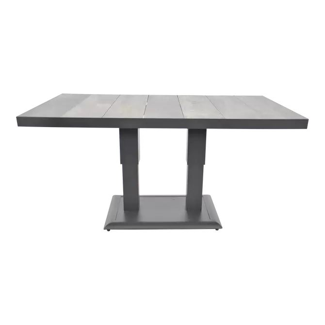 Loungetafel verstelbaar Prato Negro 140x85cm, Lesli Living, Tuincentrumoutetl.com