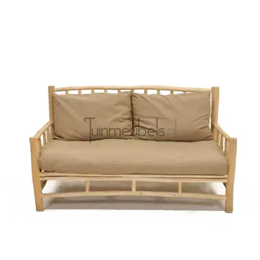 Loveseat teak www.tuinmeubels.nl van der Leeden foto 2