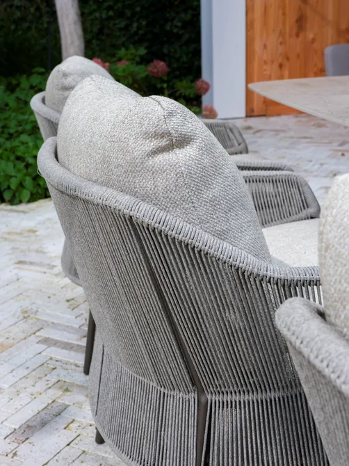 Low Dining Tuinstoel Florence Terre 4SO Kussens Laag Stoel Buiten 4 Seasons Outdoor - afbeelding 6