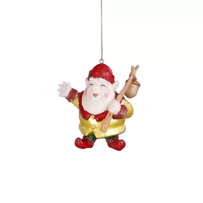 LUVILLE EFTELING Ornament kabouter l7.5b5.5h9.5cm, Luville Efteling, tuincentrumoutlet