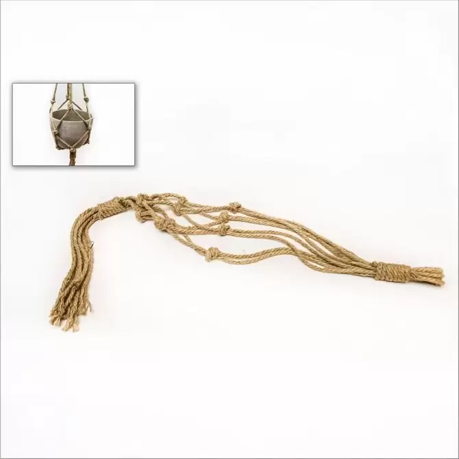 Macrame touw voor hangpot (108 cm) van Manen www.tuincentrumoutlet.com