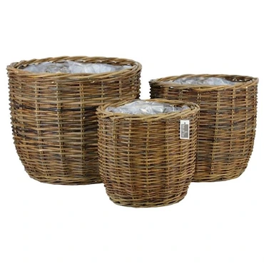 Mand apron d41h35cm bruin, Floran, tuincentrumoutlet.com