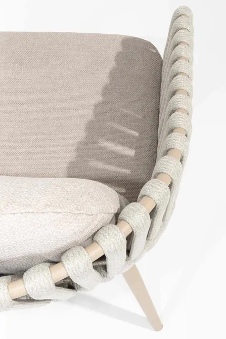 Manolo tafel 240x103cm met 6 Eva stoelen detail 5, 4 Seasons Outdoor, Tuincentrum Outlet