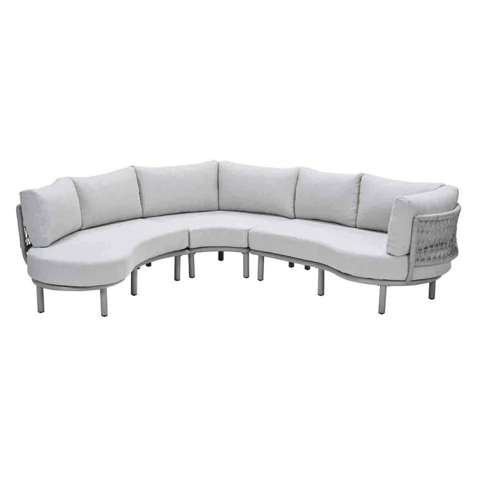 Matera L/D set 3-delig taupe/rope sand/vally sand, Garden Impressions, tuincentrumoutlet.com