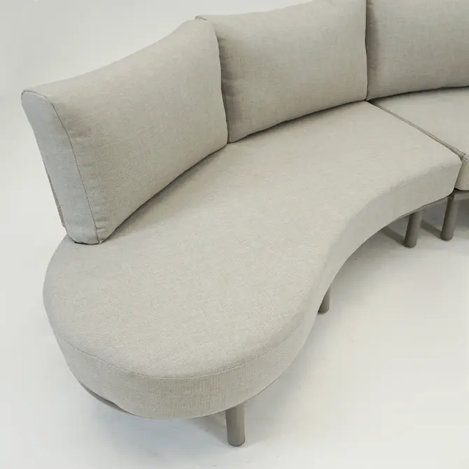 Matera L/D set 4-delig taupe/rope sand/vally sand kussens, Garden Impressions, Tuincentrumoutlet.com