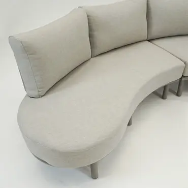 Matera L/D set 4-delig taupe/rope sand/vally sand kussens, Garden Impressions, Tuincentrumoutlet.com