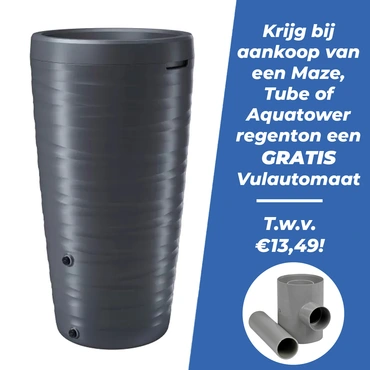 Maze regenton 2in1 240 liter antraciet