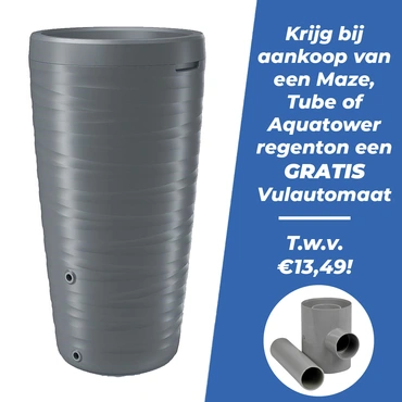 Maze regenton 2in1 240 liter grijs