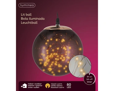 Micro LED bal plastic steady buiten - afbeelding 3