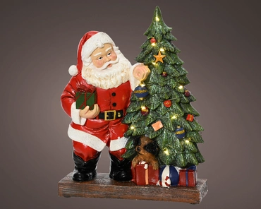 Micro led kerstman l8.5b23h30cm wwt - afbeelding 3