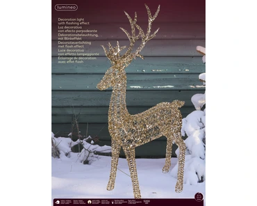 Micro LED rendier pet flashing effect buiten - afbeelding 3