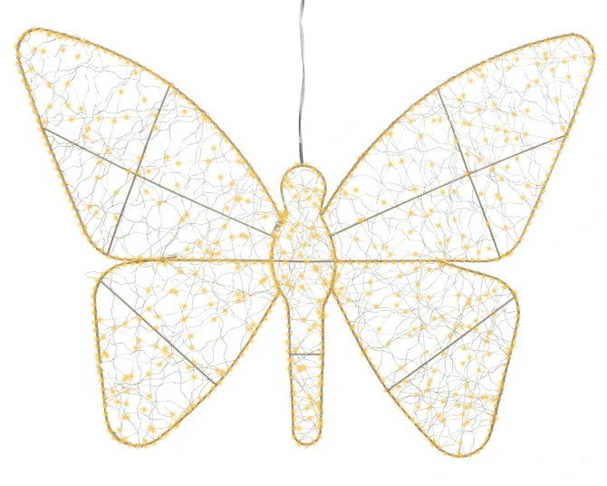 Micro LED vlinder metaal flashing effect buiten - afbeelding 1