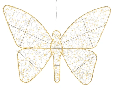 Micro LED vlinder metaal flashing effect buiten - afbeelding 1