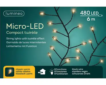 Microled compact l6m-480l kwrm, Lumineo, tuincentrumoutlet