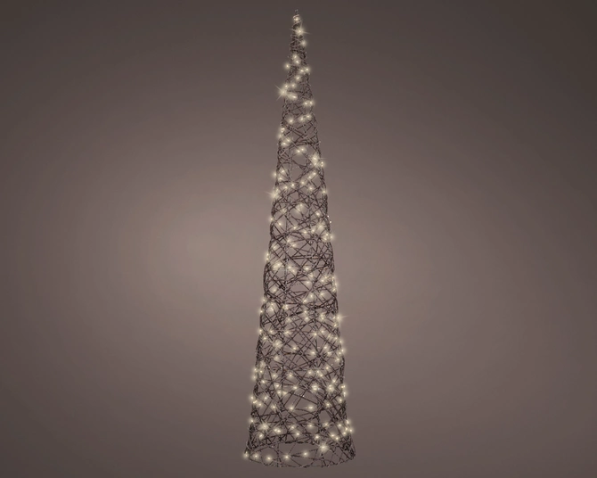 Microled cone l28b28h120cm brnwwt sfeer, Lumineo, tuincentrumoutlet