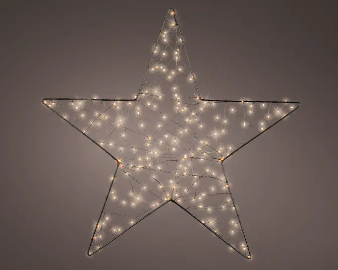 Microled lijst d58cm ster sfeer, Lumineo, tuincentrumoutlet