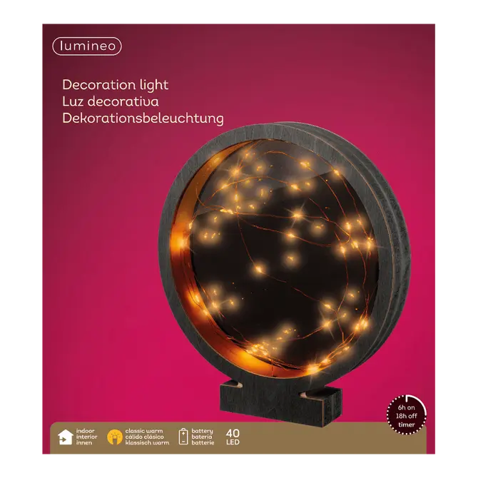 Microled lijst l4b25h28c zwrtkwrm verpakking, Lumineo, tuincentrumoutlet