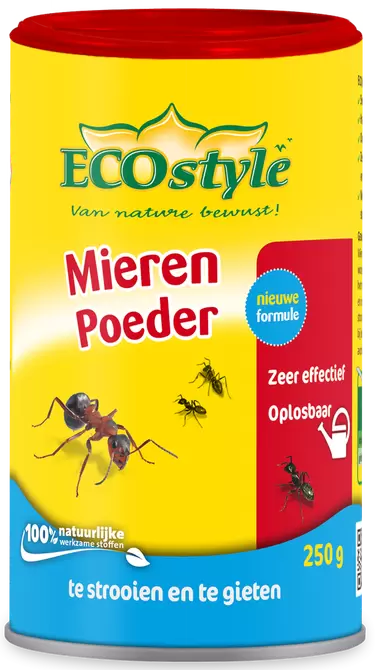 Mierenpoeder 250g ecostyle - voorkant - tuincentrumoutlet