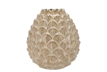MIKA COZY SAND VASE PINECONE EDGE 23X24CM - afbeelding 1