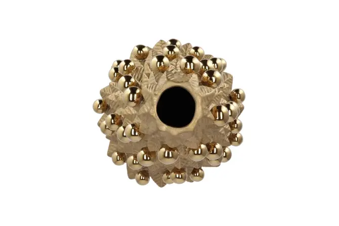 MIKA X-MAS GOLD VASE TREE 21X21X32CM bovenkant, Daan Kromhout, tuincentrumoutlet.com