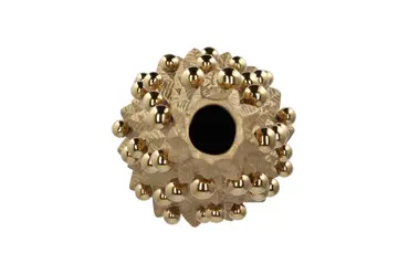 MIKA X-MAS GOLD VASE TREE 21X21X32CM bovenkant, Daan Kromhout, tuincentrumoutlet.com