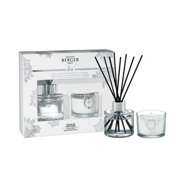 Mini Duo bouquet Winter  80ml + bougie 80g / Sapin Festif, lampe berger, tuincentrumoutlet.com