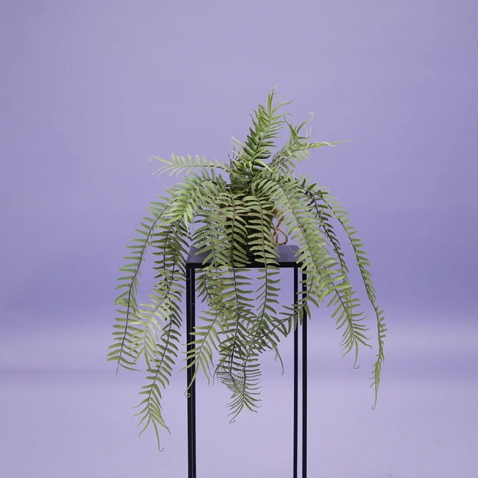 Monilophyta zijde L8B8H60CM groen - afbeelding 2