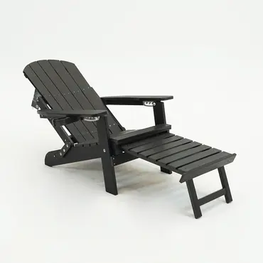 Montreal relax chair zwart uitgeklapt, SenS-Line, tuincentrumoutlet.com