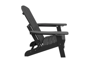 Montreal relax chair zwart zij ingeklapt, SenS-Line, tuincentrumoutlet.com