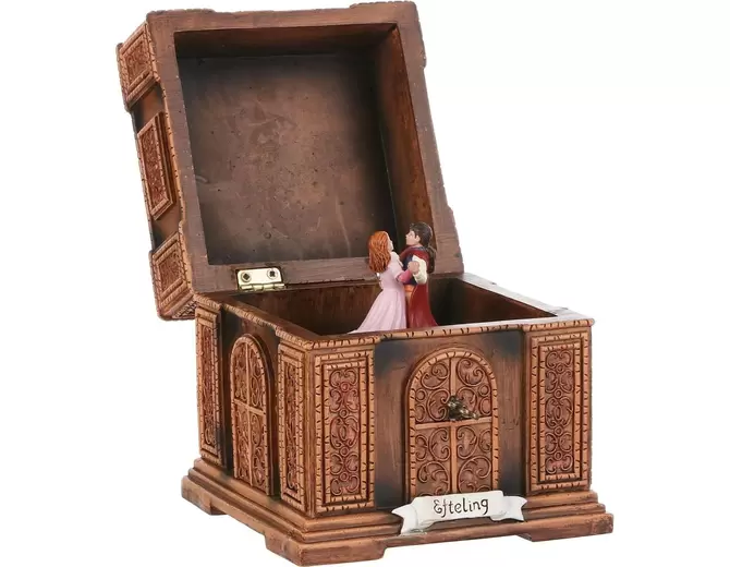 Muziekdoos Assepoester l11.5b11.5h12cm, Luville Efteling, tuincentrumoutlet