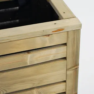 Mvu bloembak flux 70x30x60 impg detail, Woodvision, tuincentrumoutlet.com