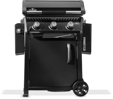 Freestyle 24 inch griddle black LPG zijtafels ingeklapt, Napoleon, tuincentrumoutlet