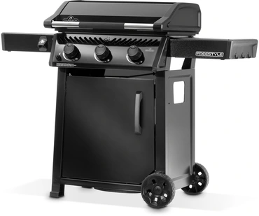 Freestyle 24 inch griddle black LPG schuin, Napoleon, tuincentrumoutlet